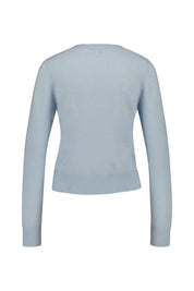 Strickpullover aus Wollmix - 121 Bleu - Blau