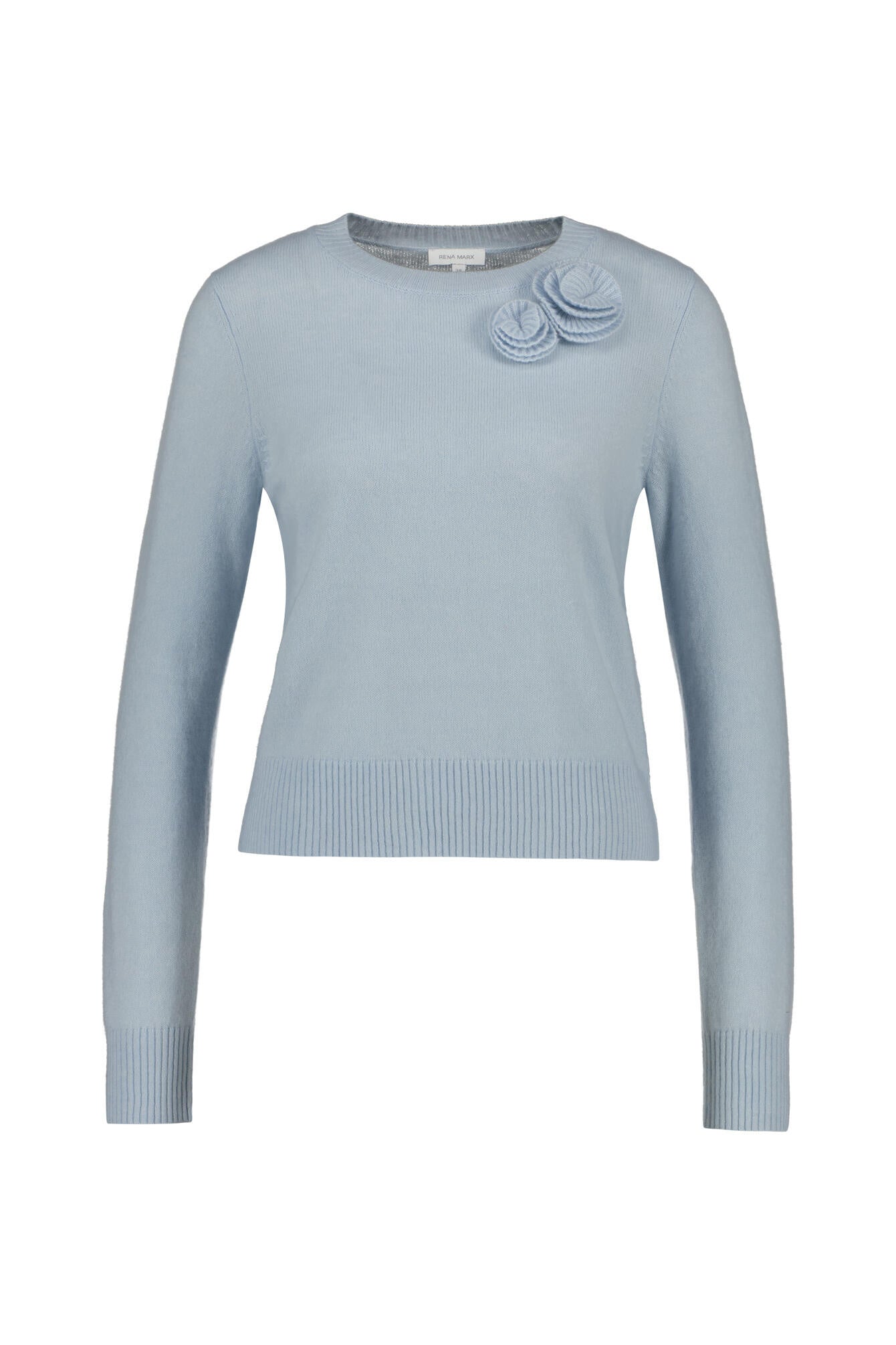 Strickpullover aus Wollmix - 121 Bleu - Blau