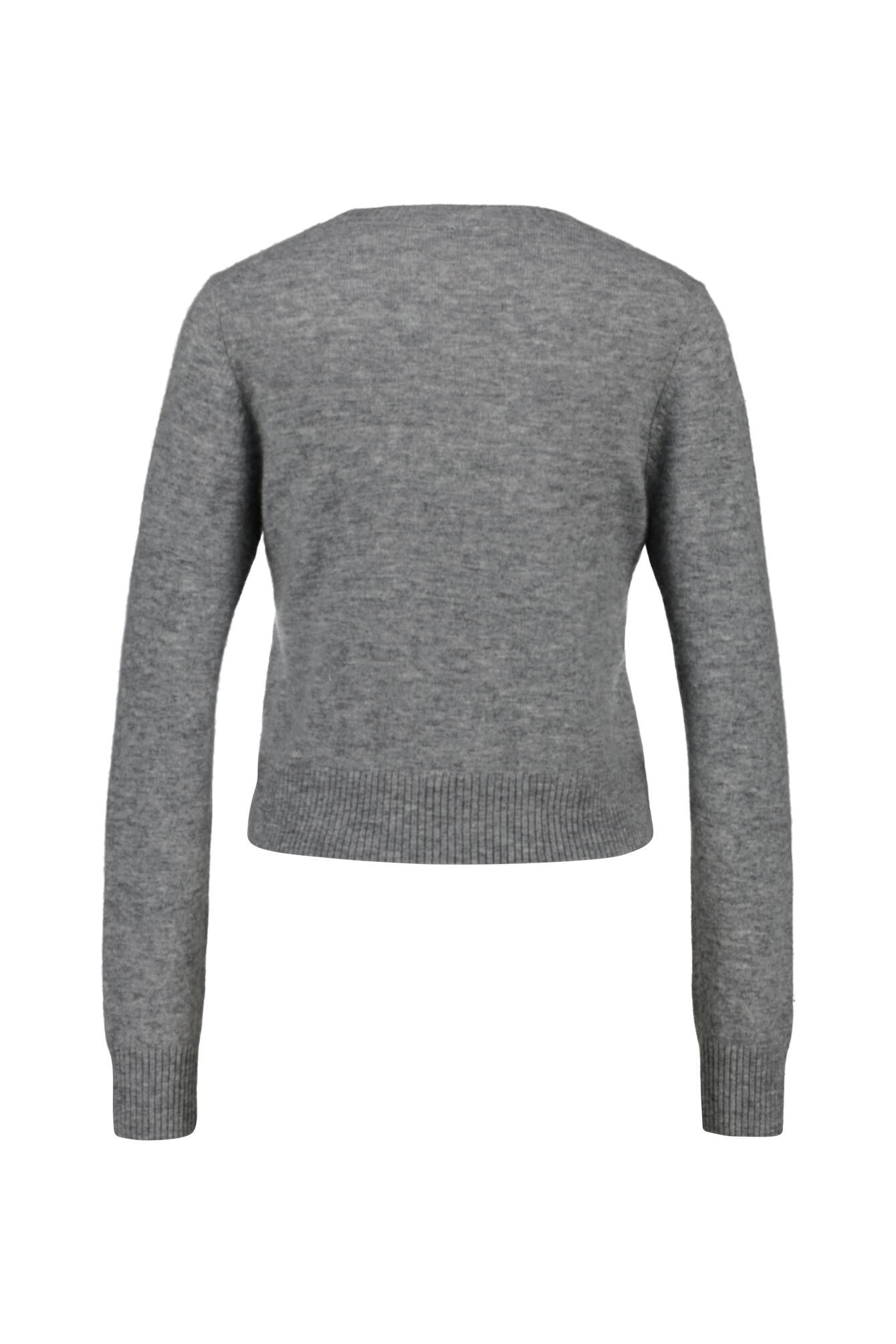 Strickpullover aus Wollmix - 105 Grey - Grau
