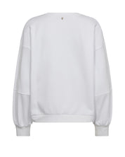 Sweatshirt aus Baumwolle - 101 White - Weiß