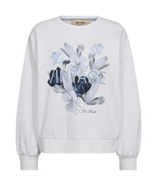 Sweatshirt aus Baumwolle - 101 White - Weiß