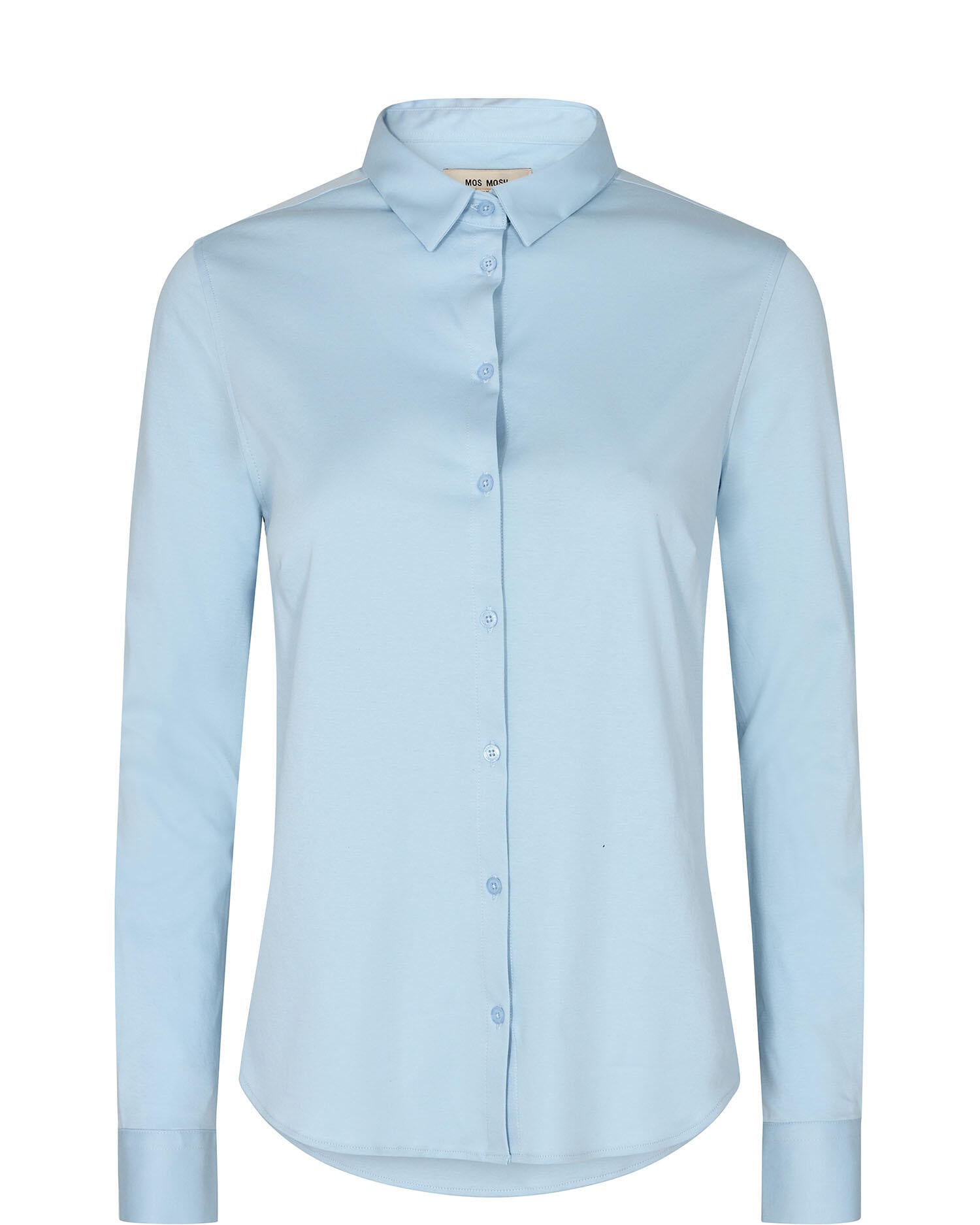 Baumwoll-Bluse TINA - 406 Light Blue - Blau