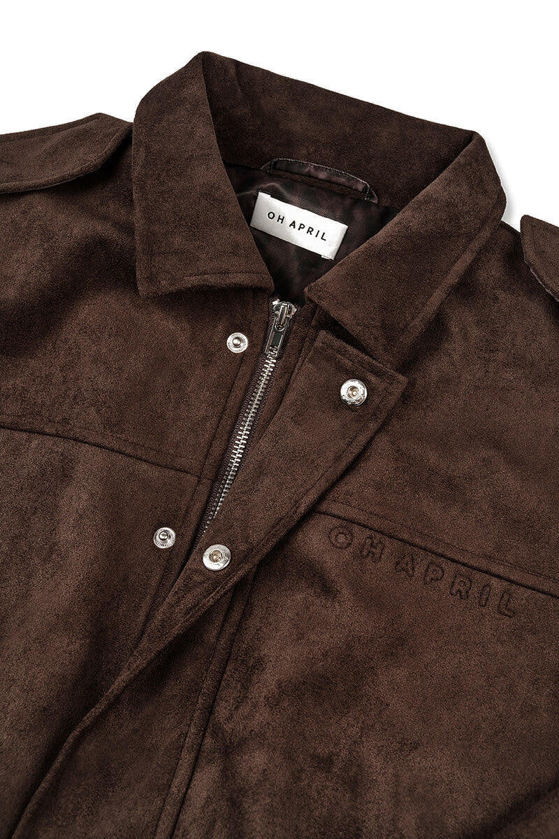 Lederjacke vegan KATIE - Truffle - Braun