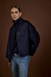 Wolljacke KAMILLE - 151 Dark Blue - Blau