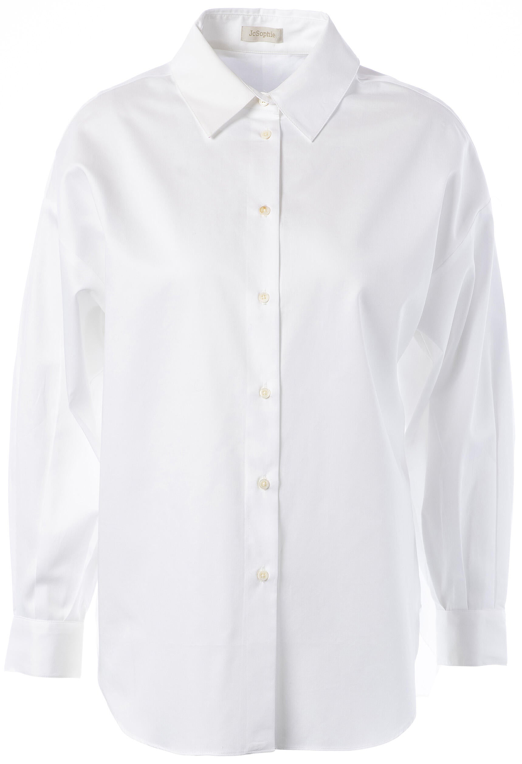 Baumwollbluse KARLY - 101 Offwhite - Weiß