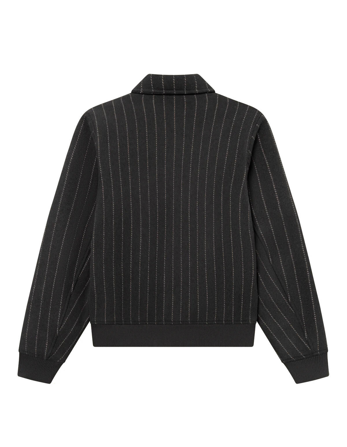 Wolljacke VARSITY mit Nadelstreifen - 303 Raven Grey - Grau