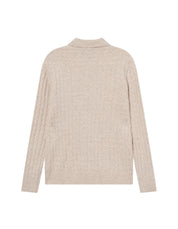 Strick-Poloshirt GUSTAV - 836 Light Sand - Beige