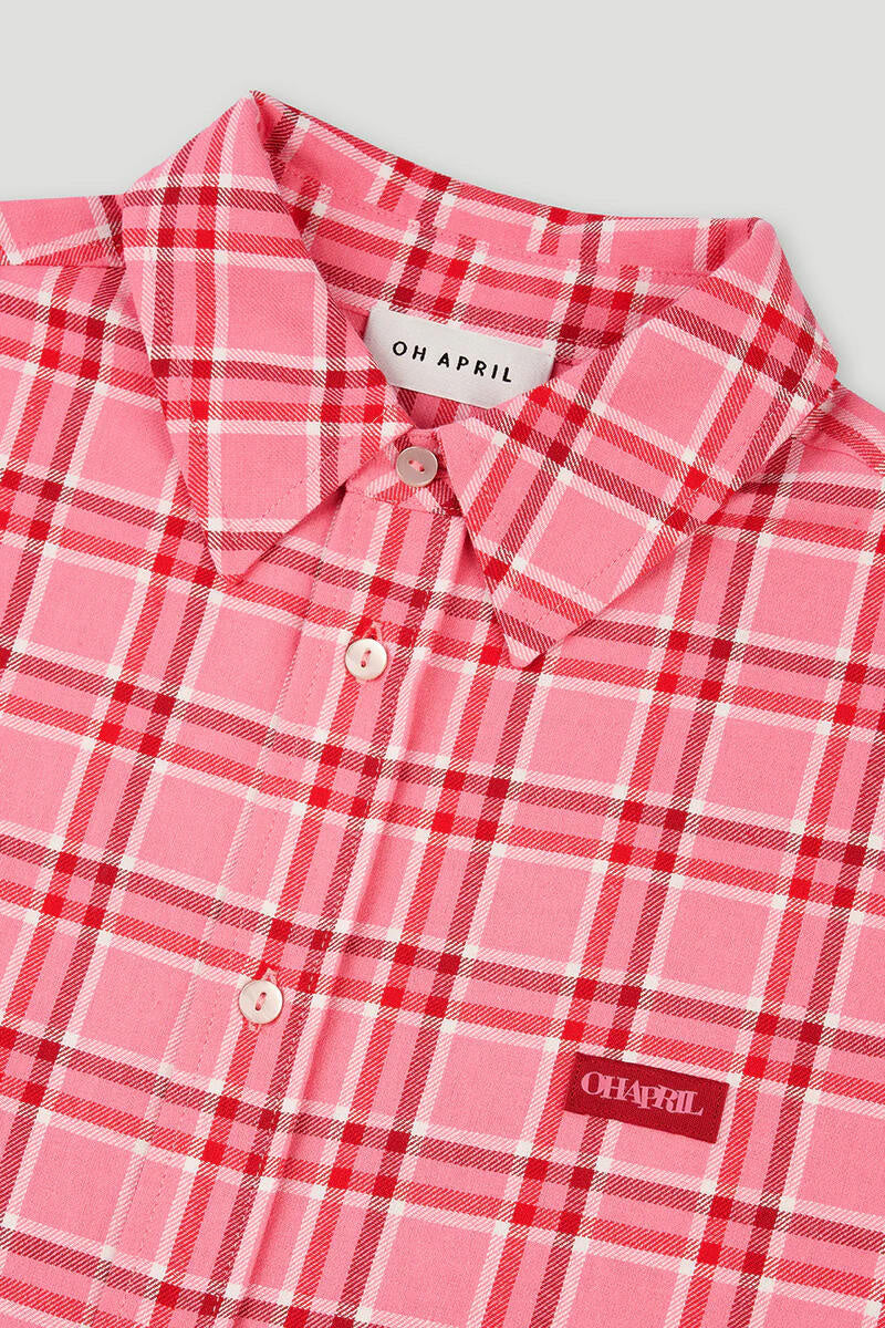 Bluse VIVIAN Oversized Fit - Dark Rose - Rosa