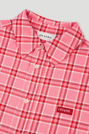 Bluse VIVIAN Oversized Fit - Dark Rose - Rosa