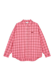 Bluse VIVIAN Oversized Fit - Dark Rose - Rosa