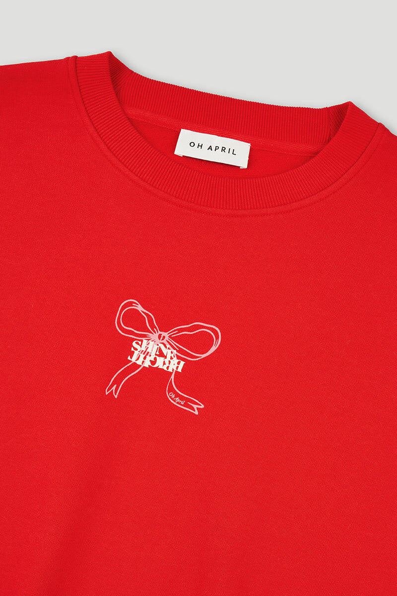 Sweatshirt SHINE BRIGHT - Crimson - Rot