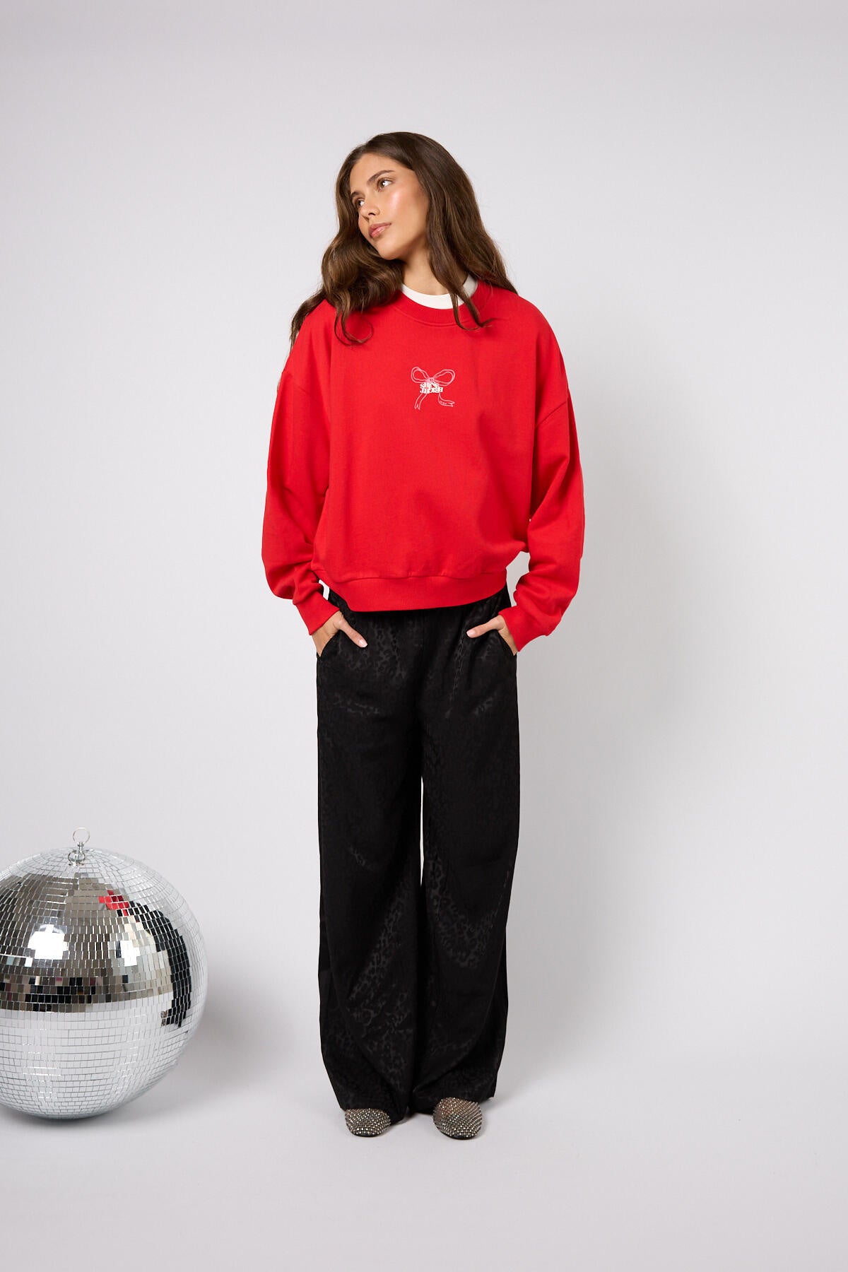 Sweatshirt SHINE BRIGHT - Crimson - Rot