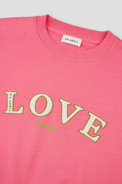 Sweatshirt aus Baumwolle - Dark Rose - Rosa