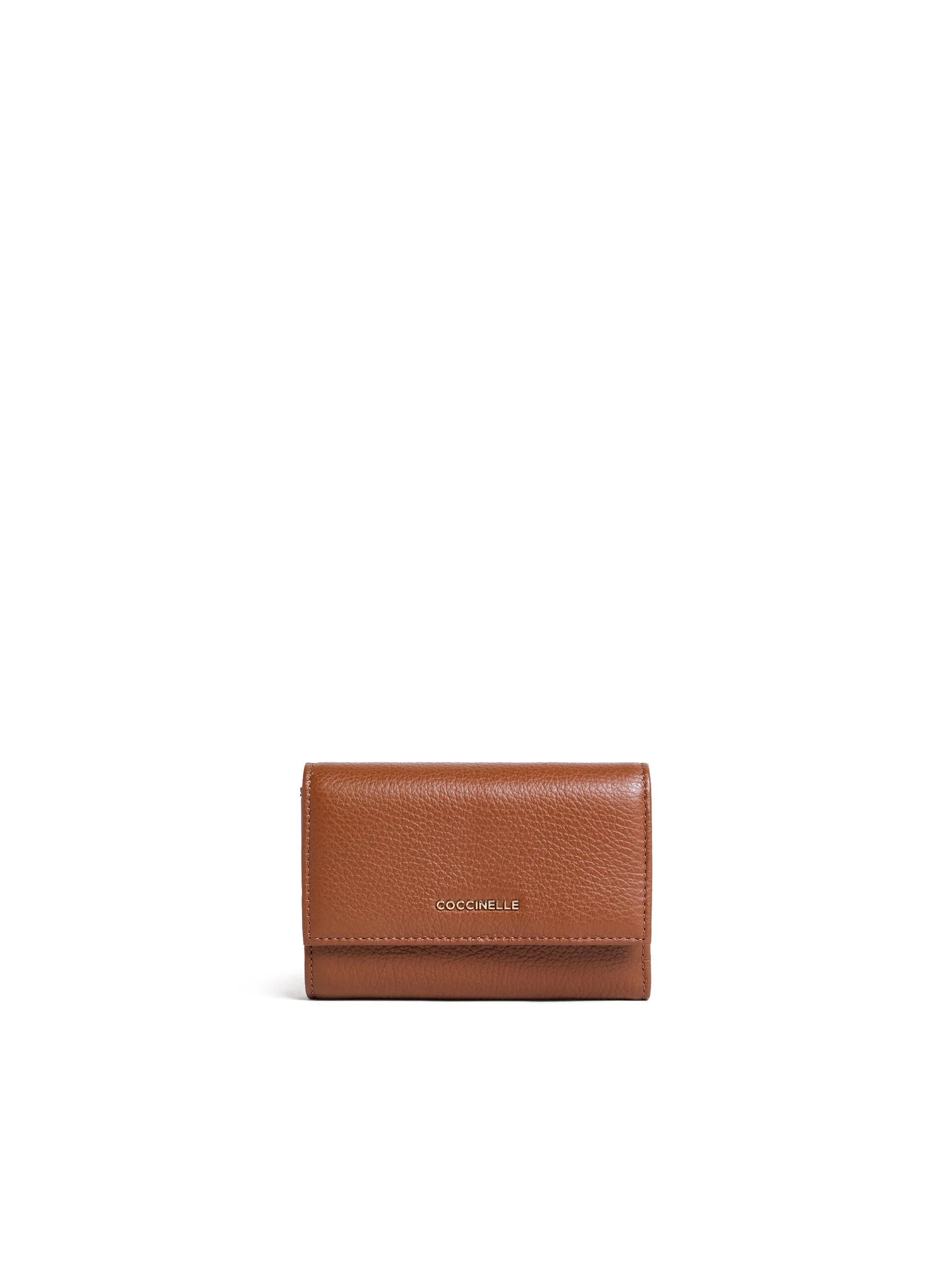 Geldbörse METALLIC MEDIUM - W11 Cognac - Braun