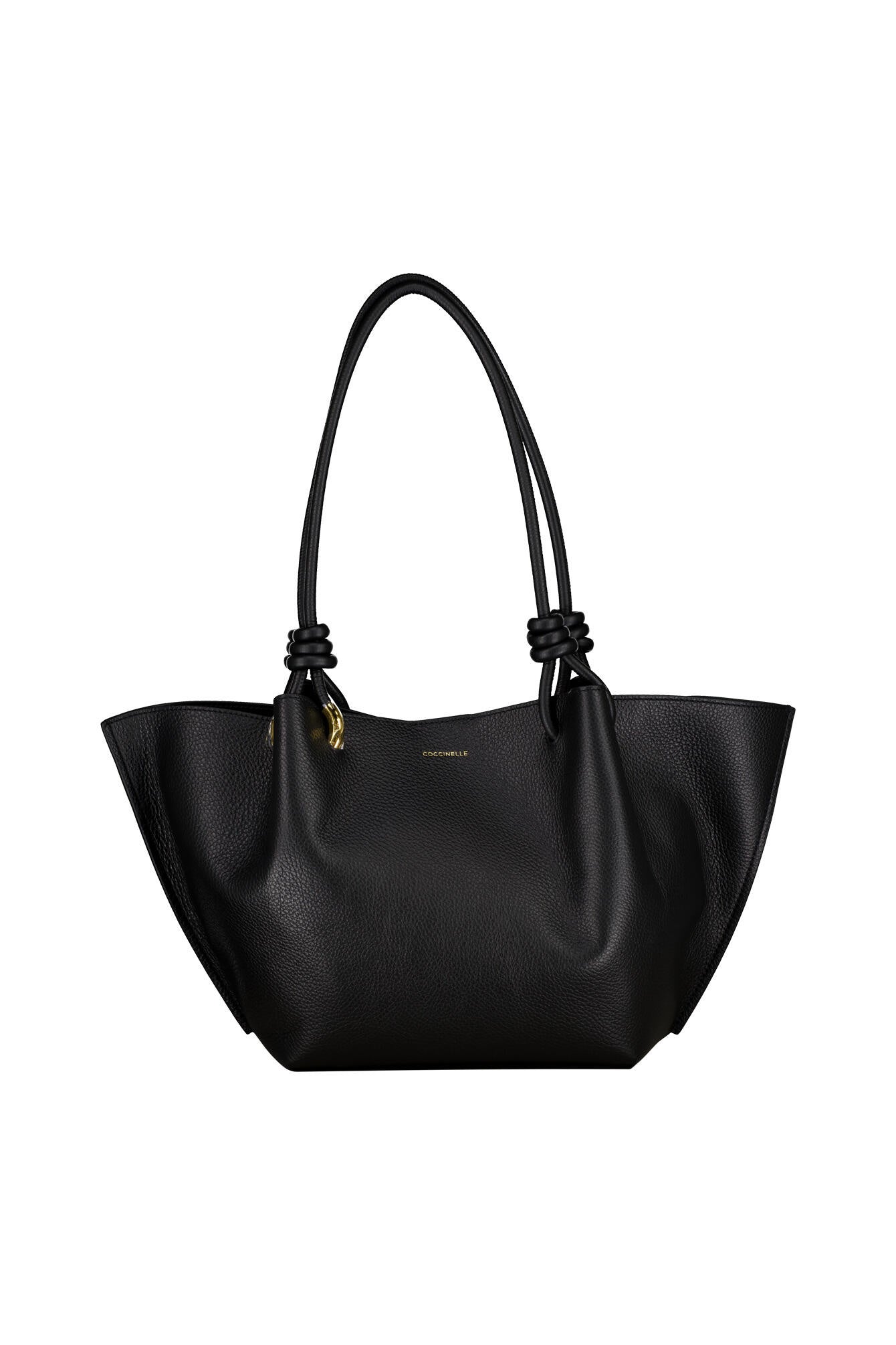 Schultertasche aus Leder - 001 Noir - Schwarz