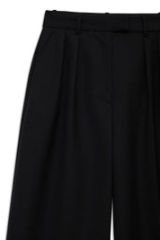 Hose LOU Wide Leg - Black - Schwarz