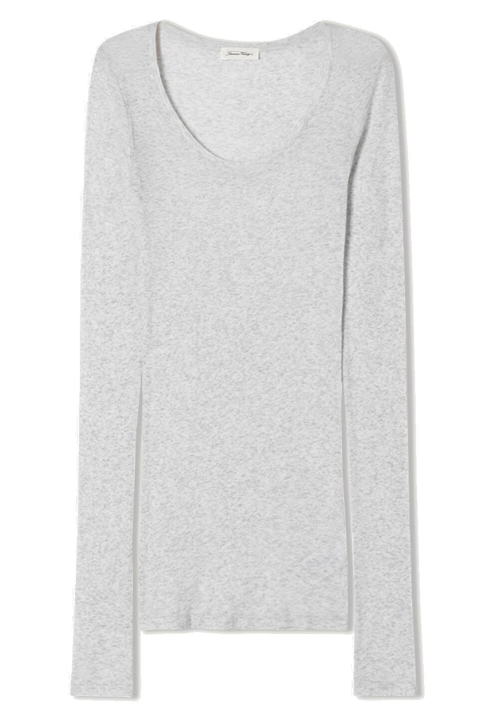 Langarmshirt aus Baumwolle - Gris Chine - Grau