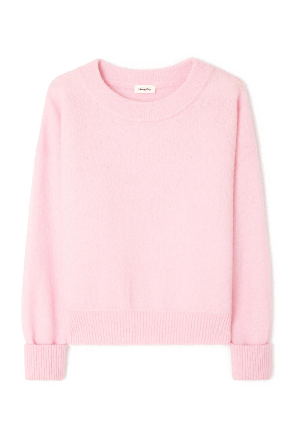 Strickpullover aus Alpakamix - Dragee Chine - Rosa