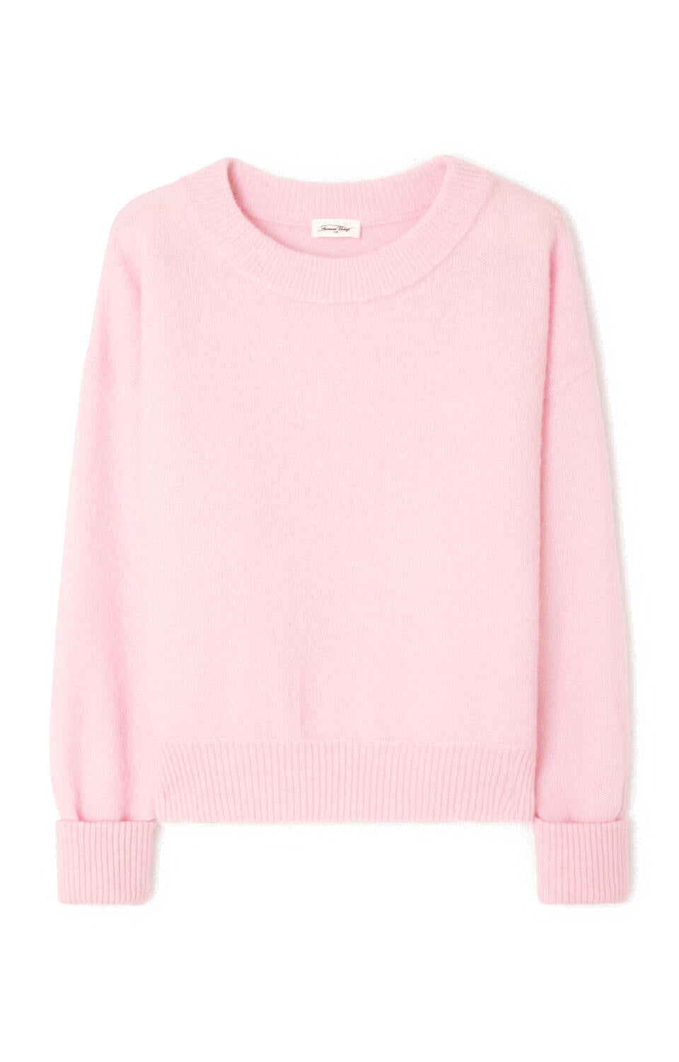 Strickpullover aus Alpakamix - Dragee Chine - Rosa