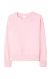 Strickpullover aus Alpakamix - Dragee Chine - Rosa