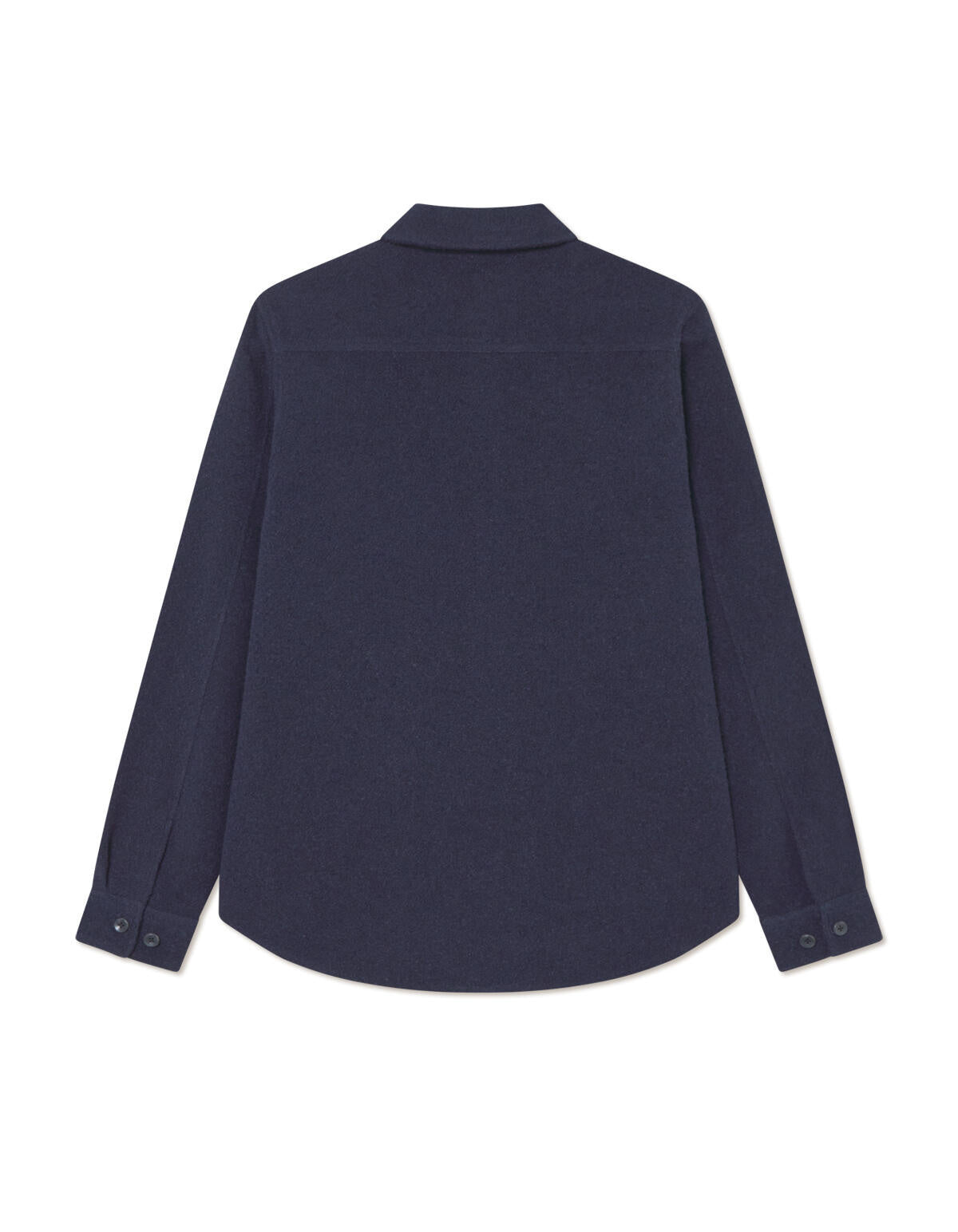Overshirt aus schwerem Bouclé - 460 Dark Navy - Blau