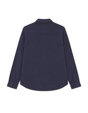 Overshirt aus schwerem Bouclé - 460 Dark Navy - Blau