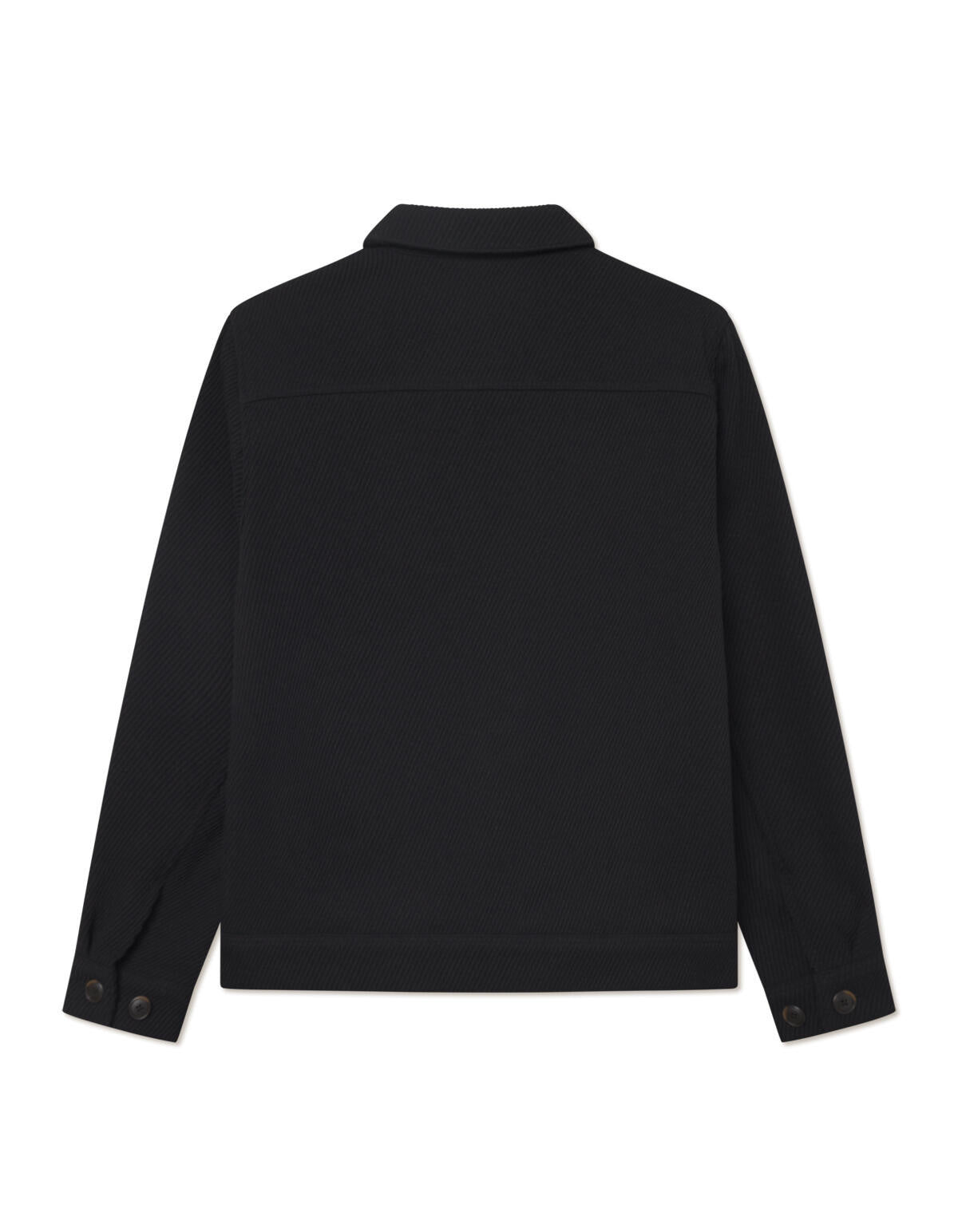 Overshirt aus Wollmix - 100 Black - Schwarz