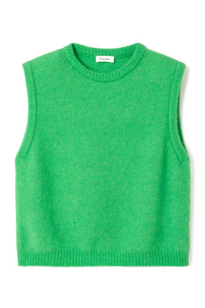 Strickpullunder aus Alpakamix - Jardin Chine - Grün