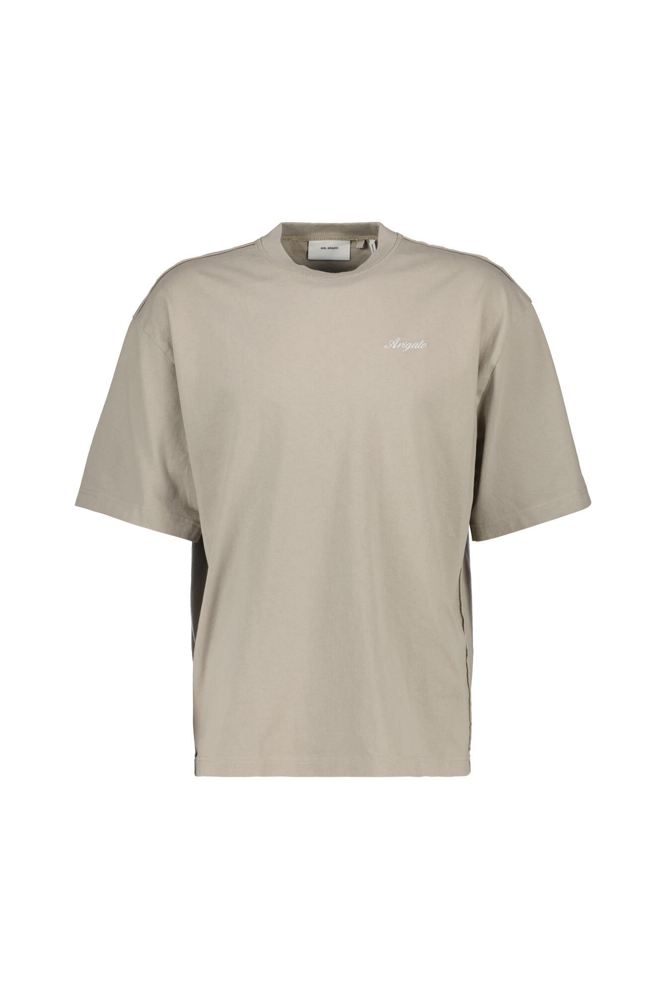 T-Shirt aus Baumwolle - Stone - Grau