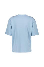 T-Shirt aus Baumwolle - Powder blue - Blau