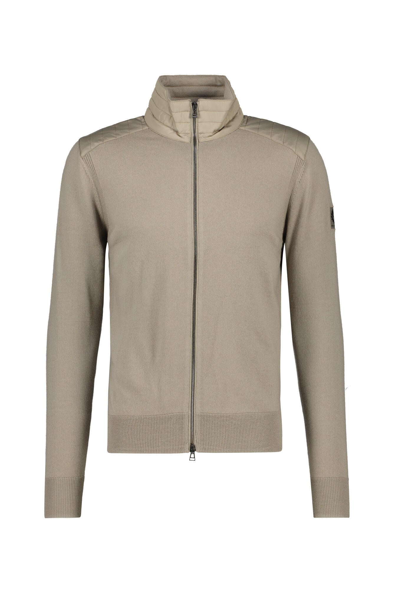 Strickjacke KELBY aus Wolle - Dark Sand - Beige