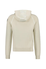 Strickjacke VIEW aus Baumwolle - Silver Birch - Beige