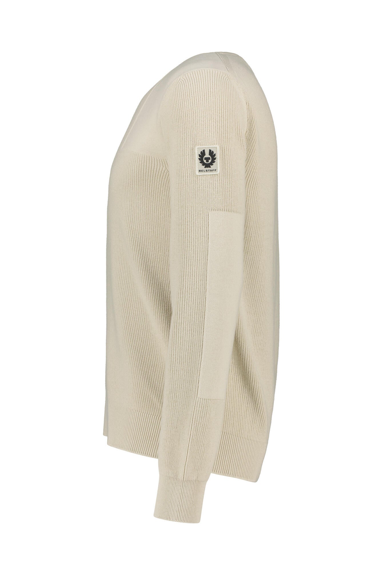 Strickpullover COMMANDER aus Baumwolle - Silver Birch - Beige