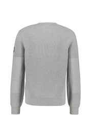 Strickpullover COMMANDER aus Baumwolle - Old Silver Heather - Grau