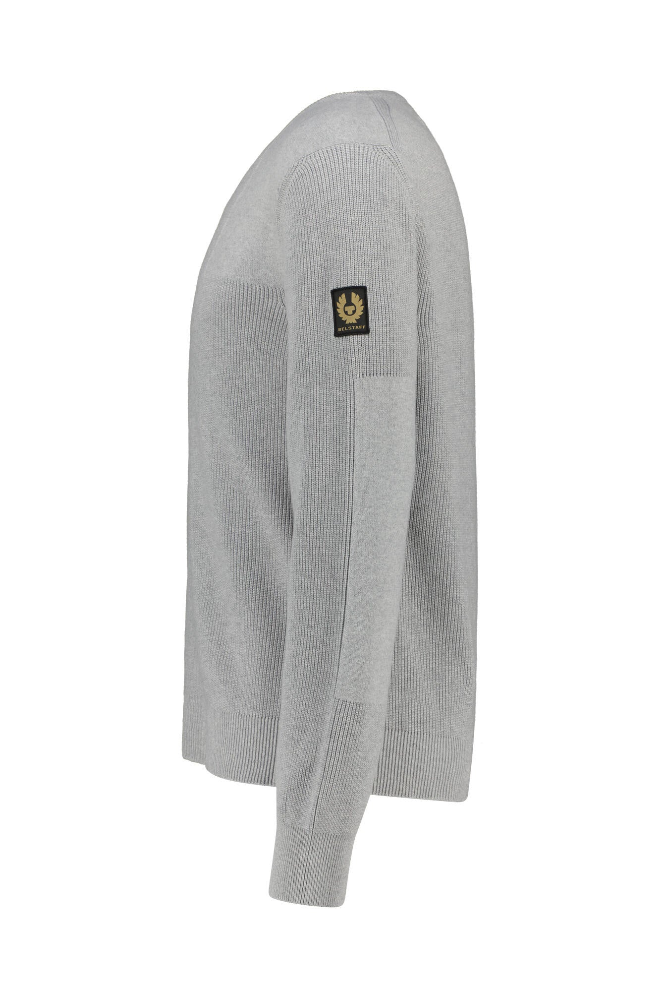 Strickpullover COMMANDER aus Baumwolle - Old Silver Heather - Grau