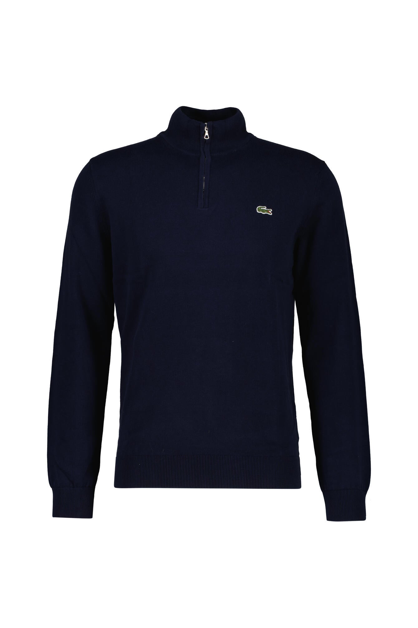 Strickpullover aus Baumwolle - 166-NAVY BLUE - Blau