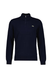 Strickpullover aus Baumwolle - 166-NAVY BLUE - Blau