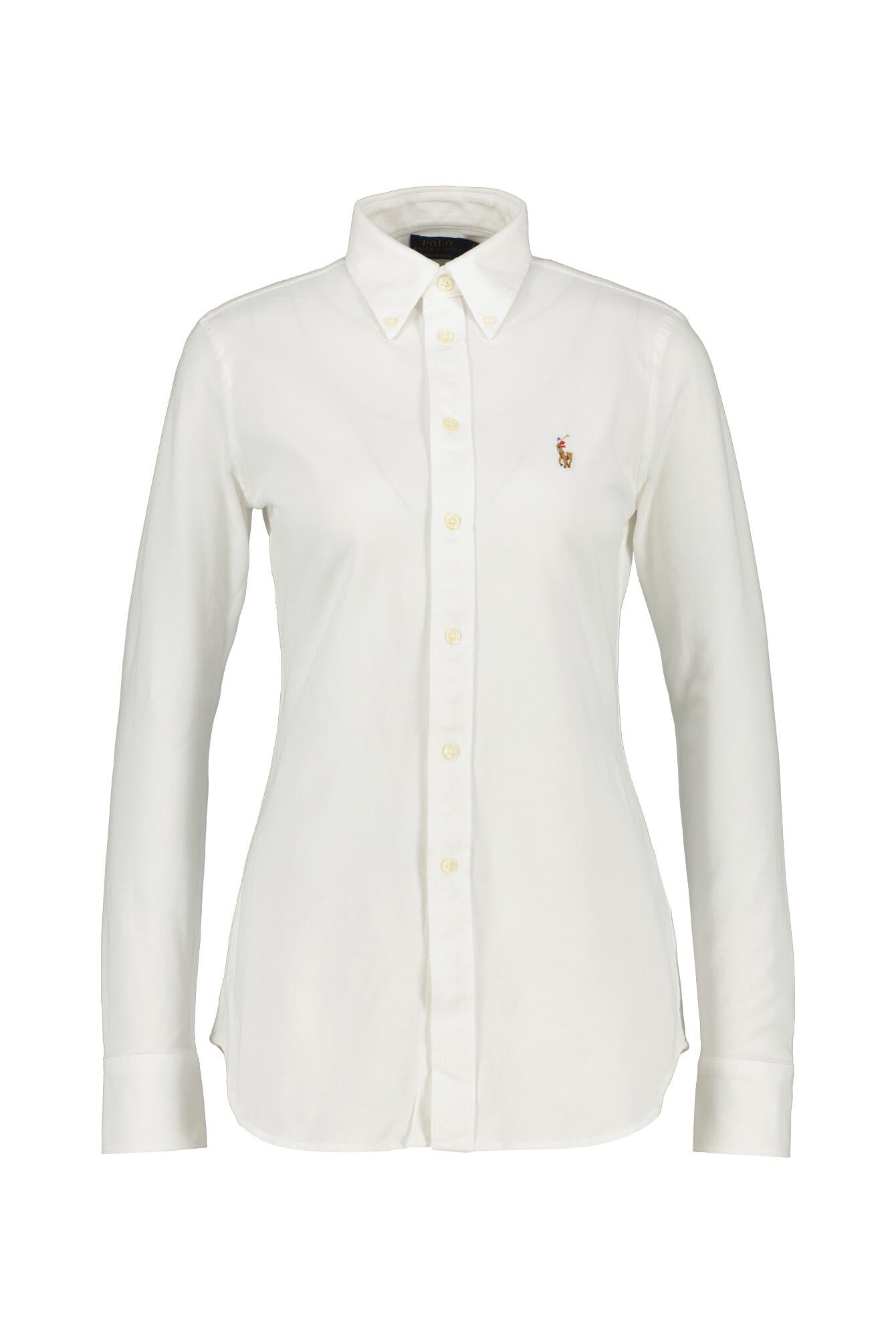 Hemdbluse aus Baumwolle - 1057400-1049-WHITE - Weiß