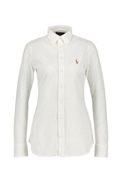 Hemdbluse aus Baumwolle - 1057400-1049-WHITE - Weiß