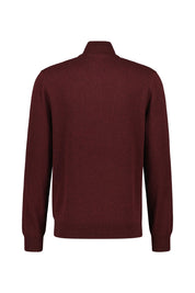 Strickpullover aus Wolle - 1062297-2YXZ-AGED WINE HEATHER - Rot