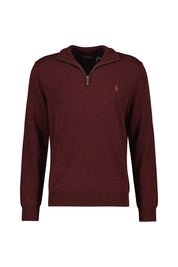 Strickpullover aus Wolle - 1062297-2YXZ-AGED WINE HEATHER - Rot