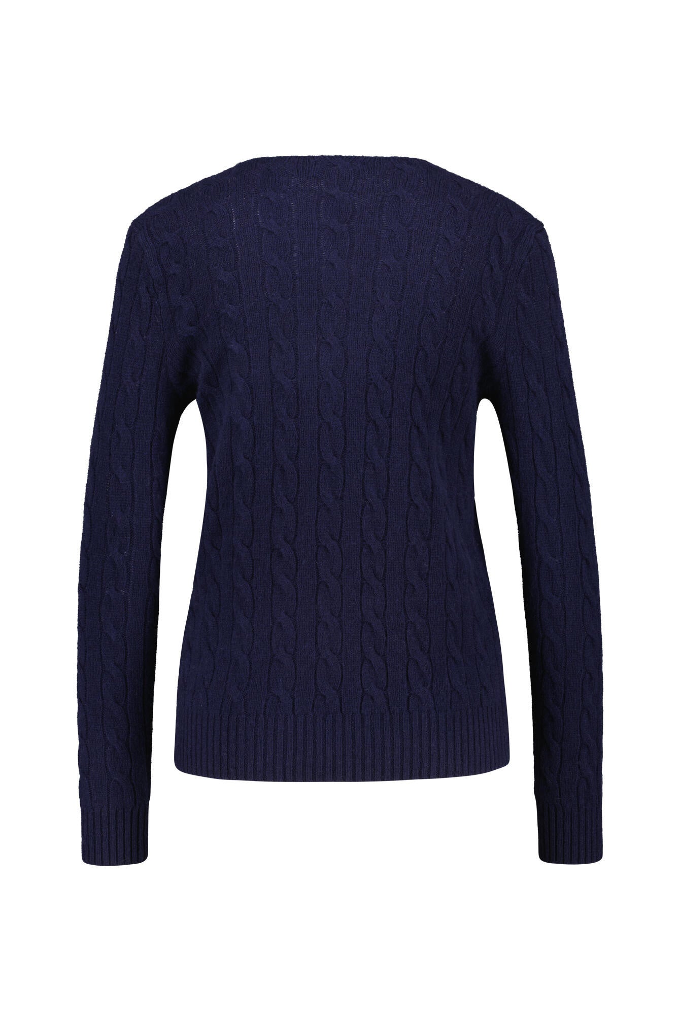 Strickpullover aus Wollmix - 1070420-2WNP-HUNTER NAVY - Blau