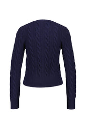 Strickcardigan aus Wollmix - 1070420-2WNP-HUNTER NAVY - Blau