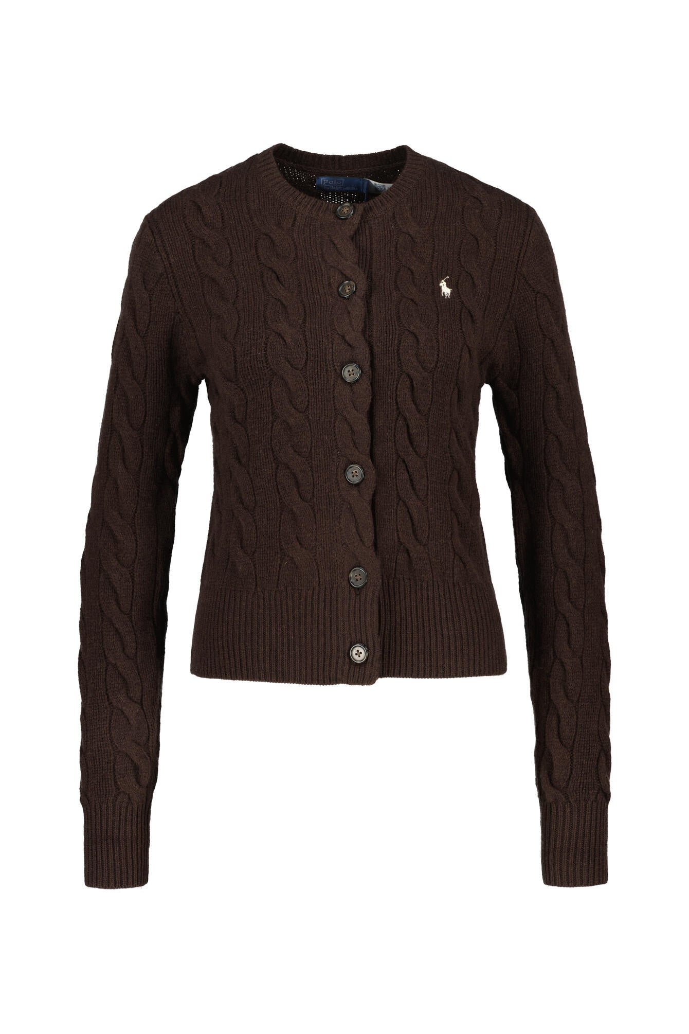 Strickcardigan aus Wollmix - 1070420-469S-WALNUT BROWN MELA - Braun