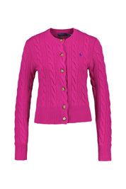 Strickcardigan aus Wollmix - 1070420-469F-CARMINE PINK - Pink