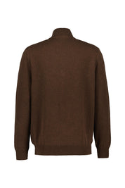 Strickpullover aus Wolle - 1062297-4295-CACAO BROWN HEATH - Braun
