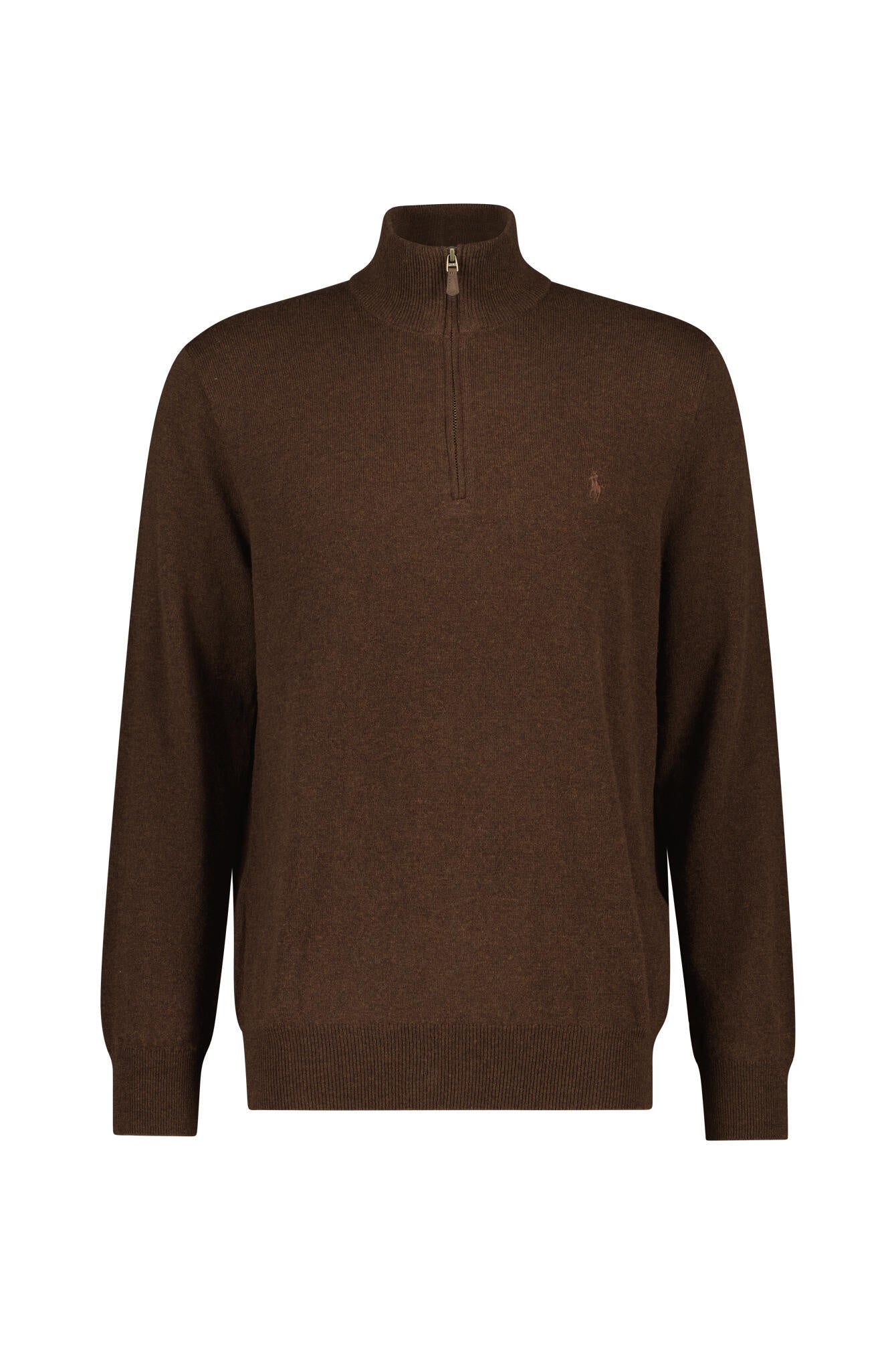 Strickpullover aus Wolle - 1062297-4295-CACAO BROWN HEATH - Braun