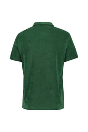 Poloshirt aus Frottee - 132-GREEN - Grün