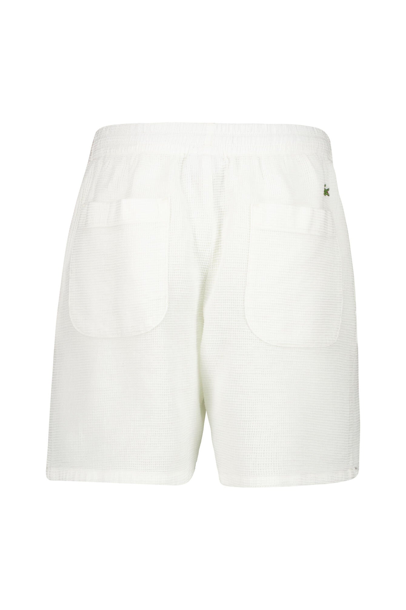 Shorts aus Waffel-Strick - 70V-FLOUR - Weiß