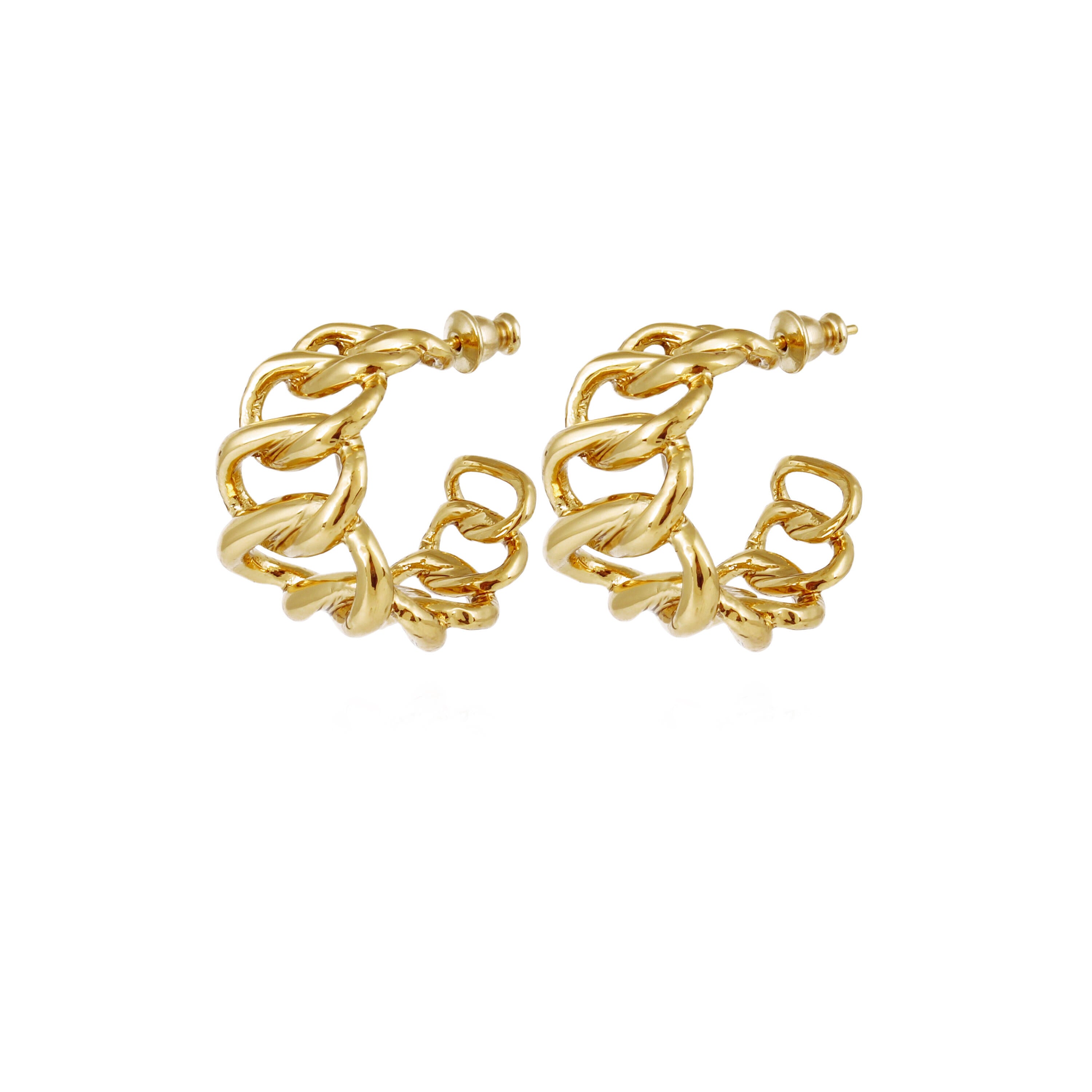 Ohrringe BRONX CREOLE - Gold